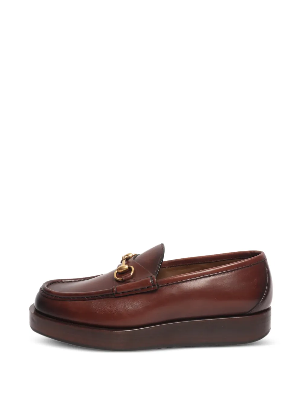 Gucci Pre-Owned Mocassini con morsetto - Marrone