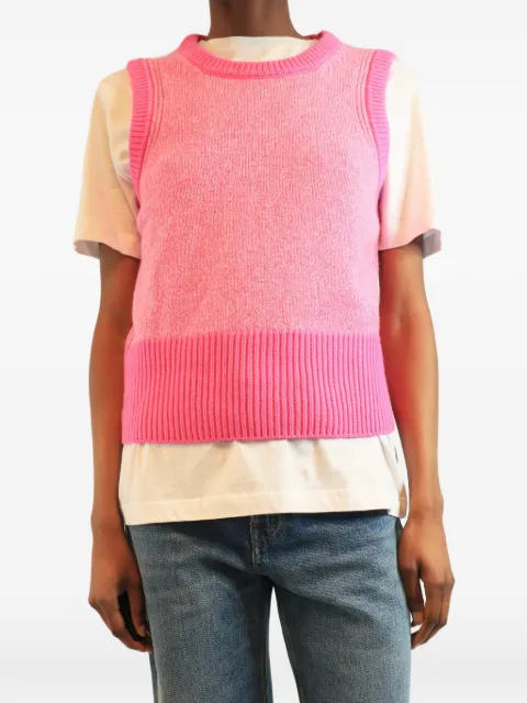 ME+EM ribbed-trim sweater vest