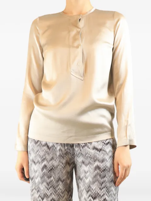 Brunello Cucinelli Vintage top Sparkly de seda