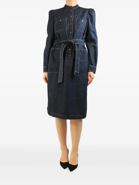 Weekend Max Mara button-fastening belted midi dress