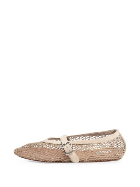 Alaïa Pre-Owned fishnet ballet flats