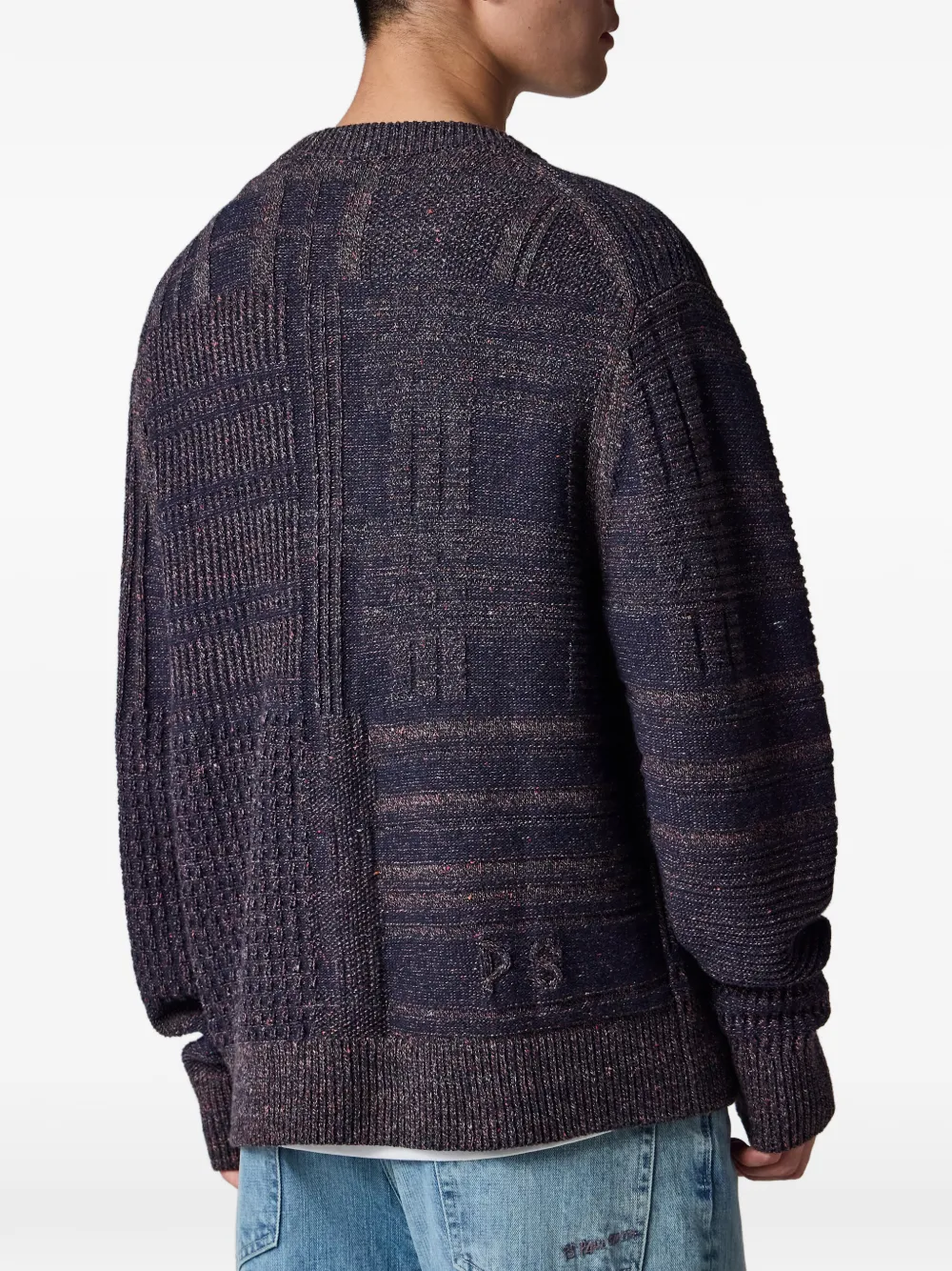 PS Paul Smith Vest met patchwork Bruin