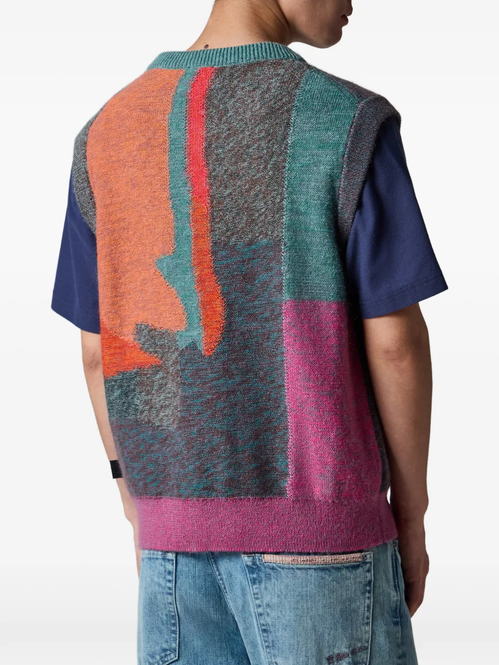 PS Paul Smith Hemd met abstract patroon Grijs