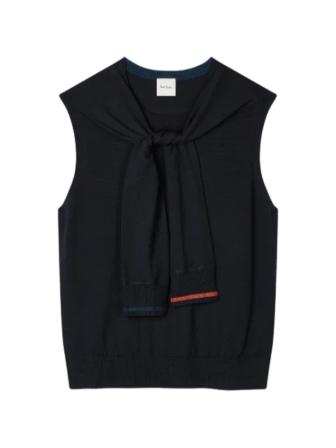 Paul Smith merino-wool blend knitted vest