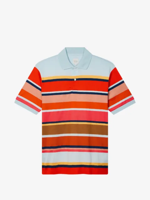 Paul Smith Bold stripe cotton polo shirt