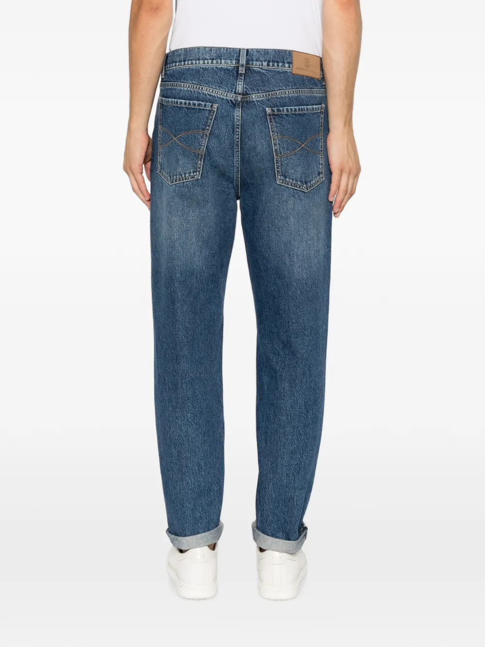Brunello Cucinelli Jeans met vervaagd-effect Blauw