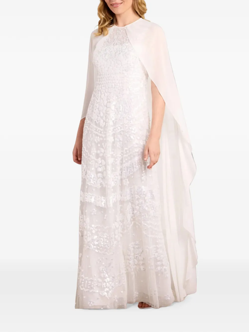 Needle & Thread Anais jurk verfraaid met pailletten Wit