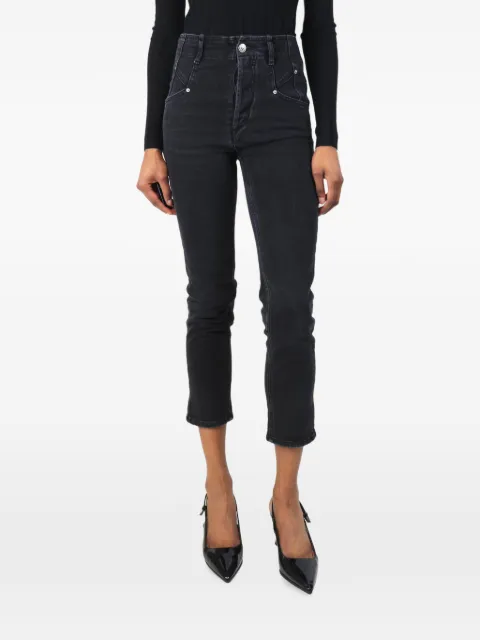 Isabel Marant Vintage Taillenhohe Slim-Fit-Jeans