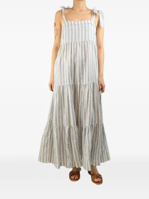 Heidi Klein tiered jacquard maxi dress