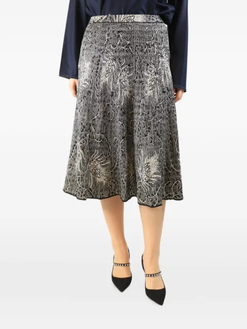 Etro Pre-Owned lurex midi skirt