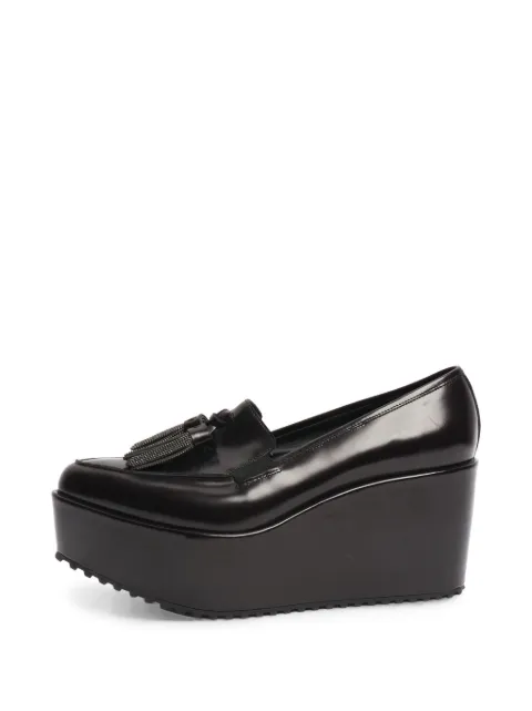 Brunello Cucinelli Vintage tassel-detail platform sandals