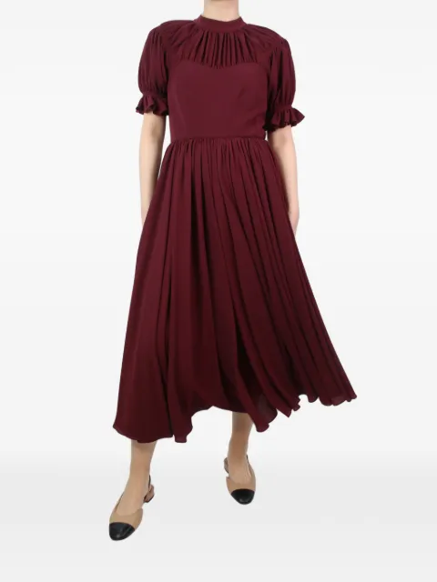 Emilia Wickstead midi gathered dress