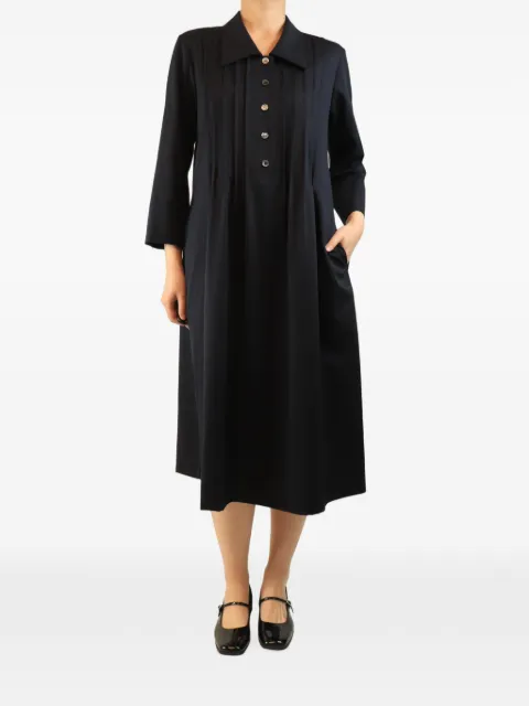 Margaret Howell pleated wool dress