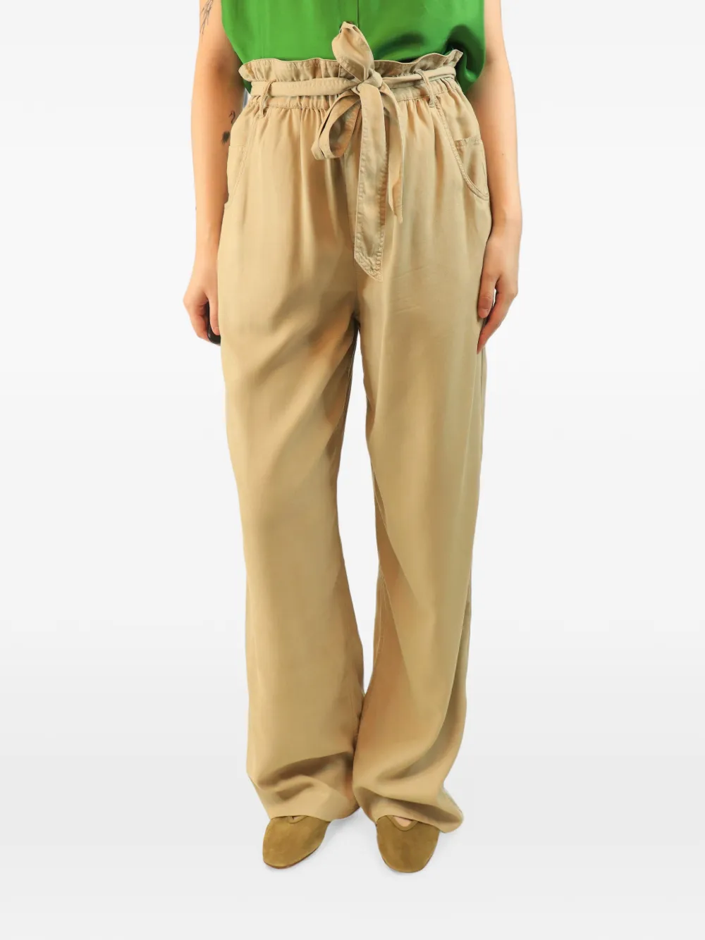 MARANT ÉTOILE Pantaloni Priana con cintura - Toni neutri