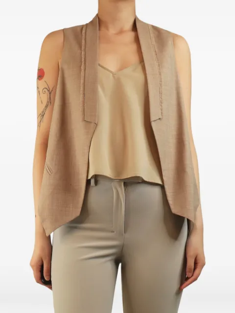 Brunello Cucinelli Vintage beaded-trim waistcoat