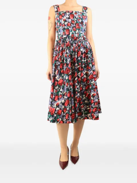 Marni Pre-Owned abstract tulip midi dress