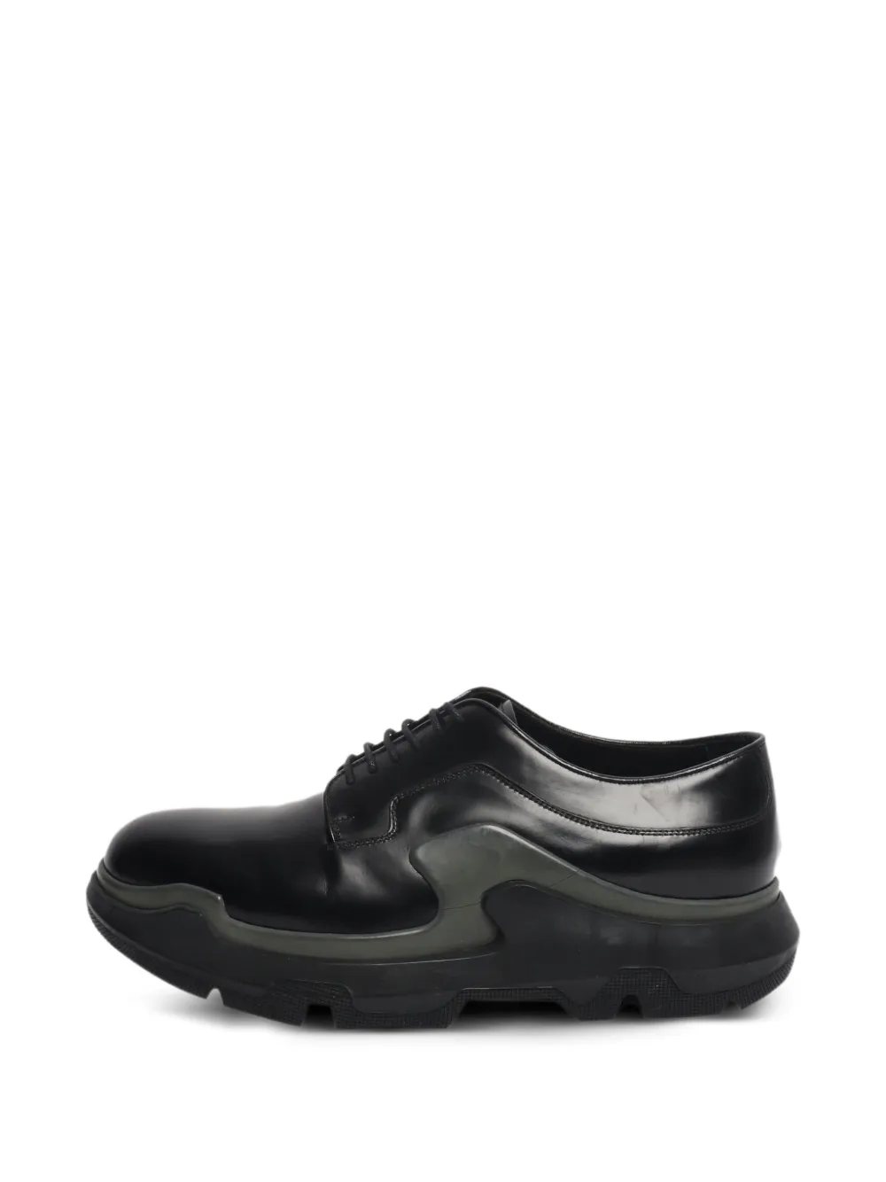 Prada Pre-Owned Brogues con plateau - Nero