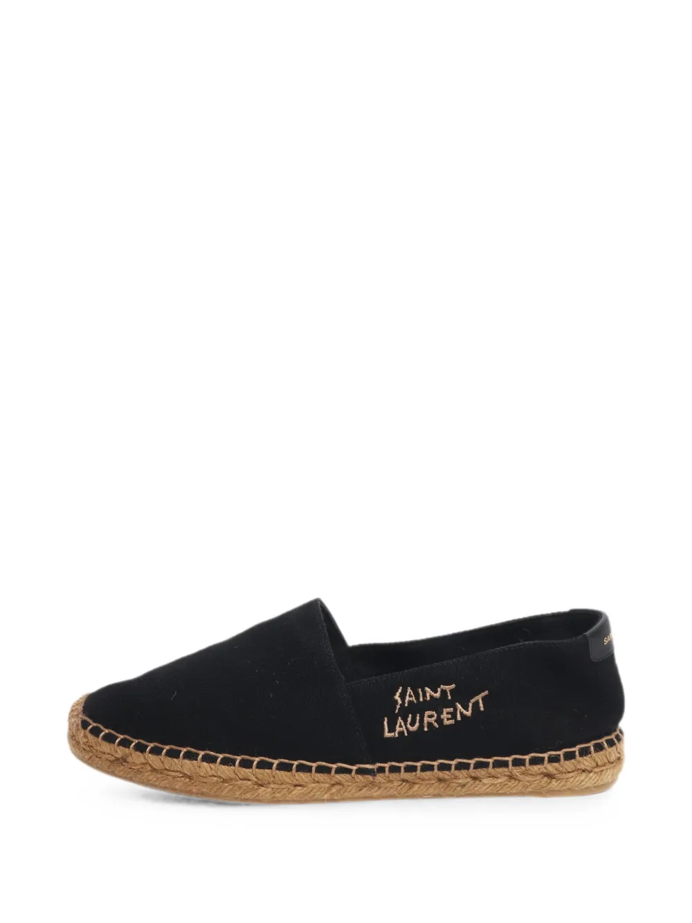Saint Laurent Pre-Owned Espadrilles con ricamo - Nero