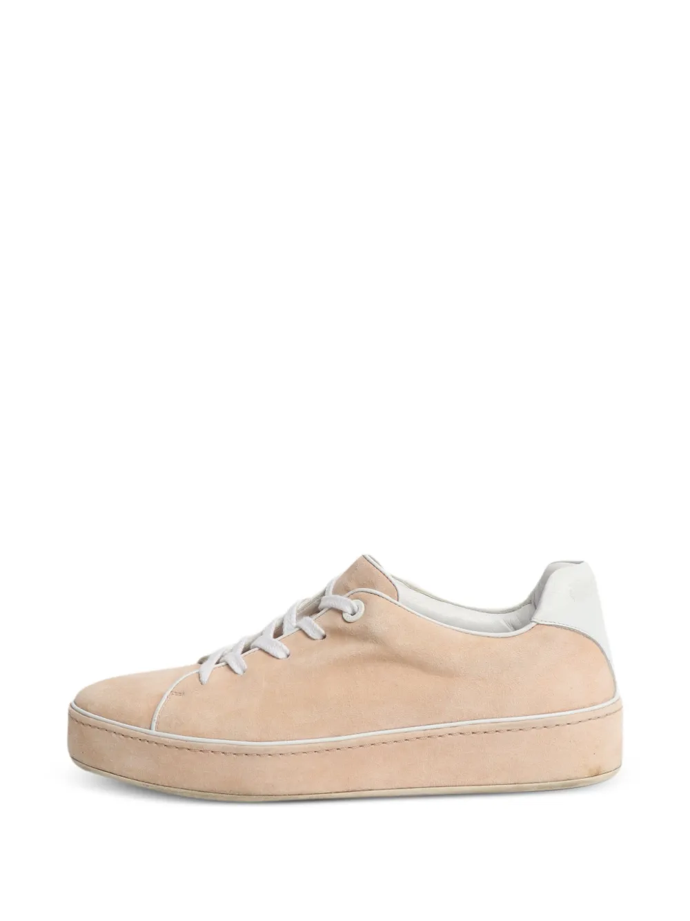 Loro Piana Pre-Owned Sneakers aus Wildleder - Nude