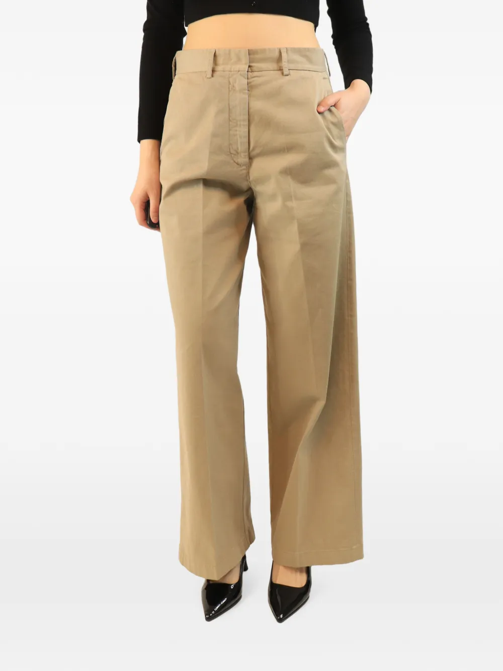 Forte Forte Pantaloni in cotone - Toni neutri