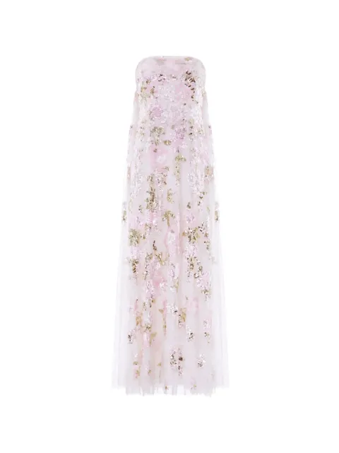 Needle & Thread Wisteria sequin-embellished maxi dress