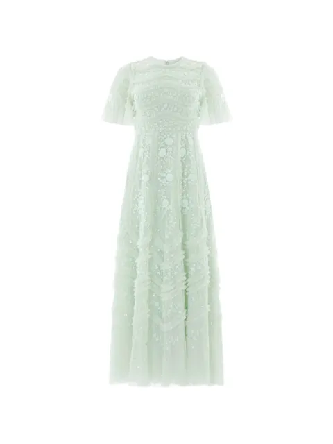 Needle & Thread Gianna ruffled gown
