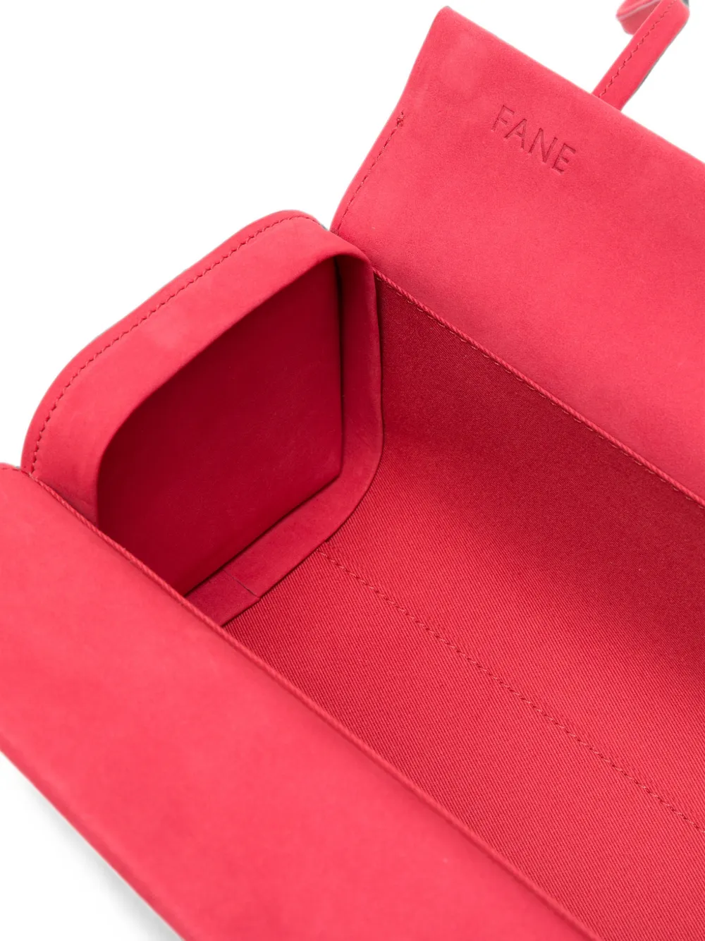 FANE Bra Leather Shoulder Bag in Pink, view 5