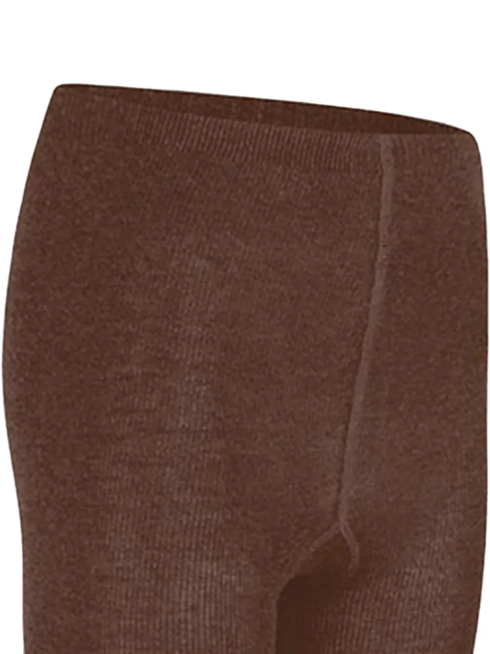Zeco Schoolwear kids Twee ribgebreide panty's Bruin