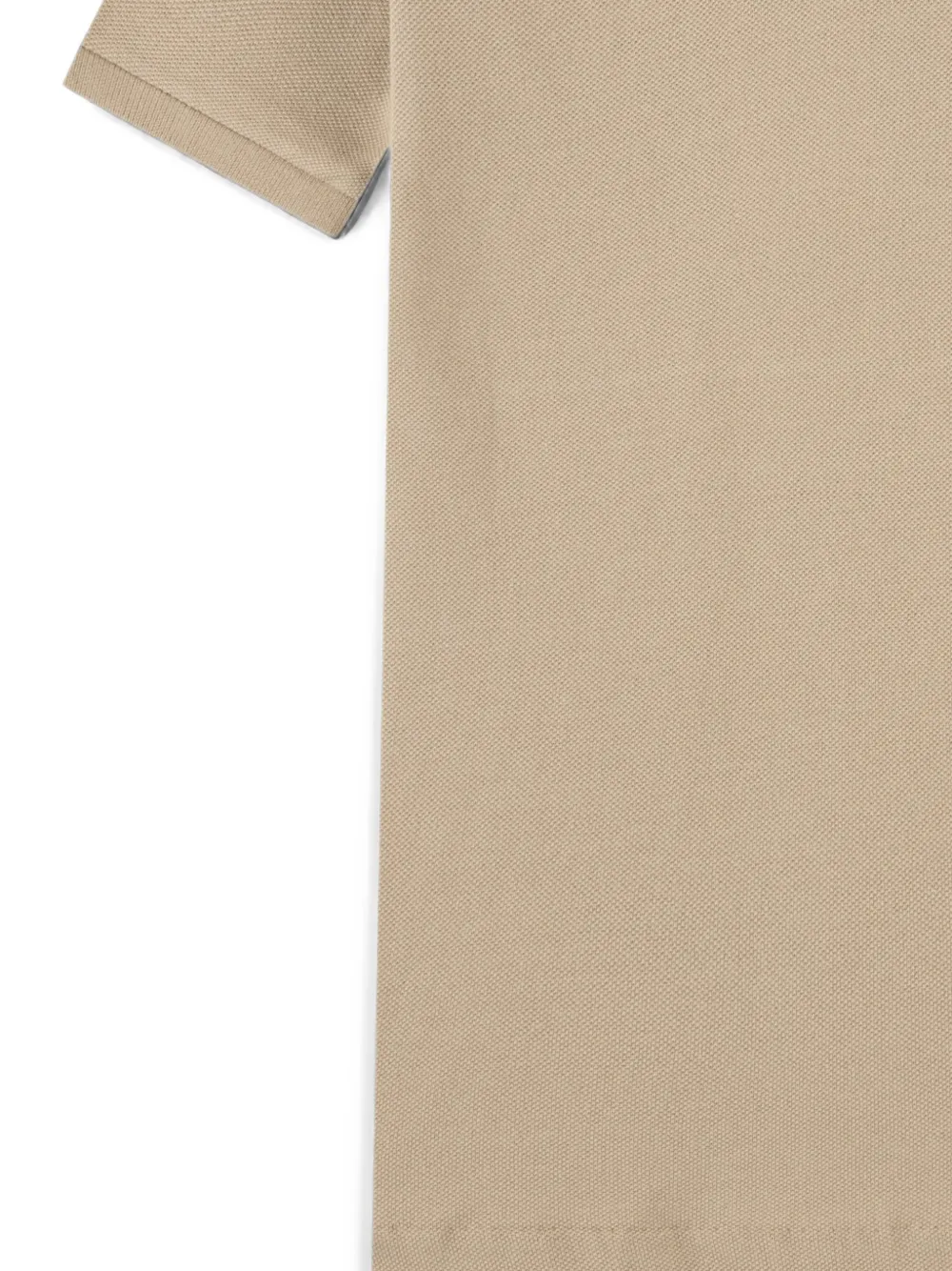 Lacoste Kids Poloshirt met gestreepte kraag en logo-patch Beige
