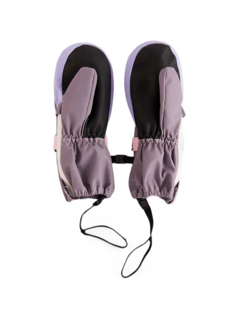 Roarsome touch-strap ski mittens