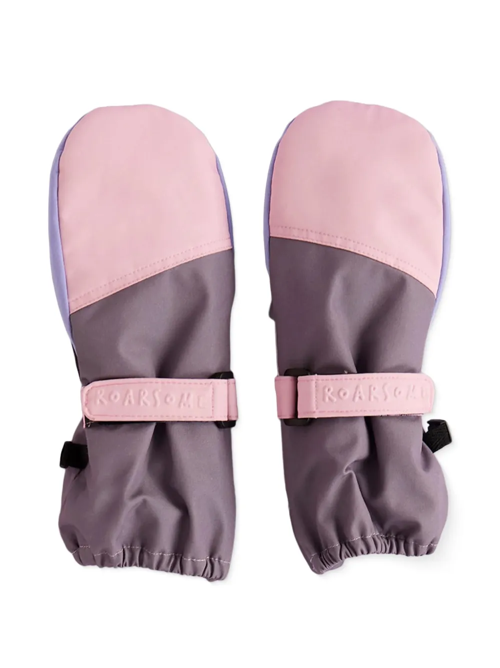 Roarsome touch-strap ski mittens - Viola