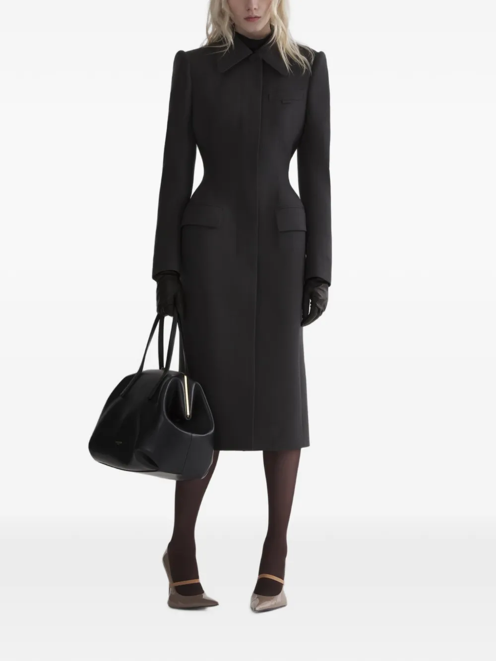Mugler hourglass coat