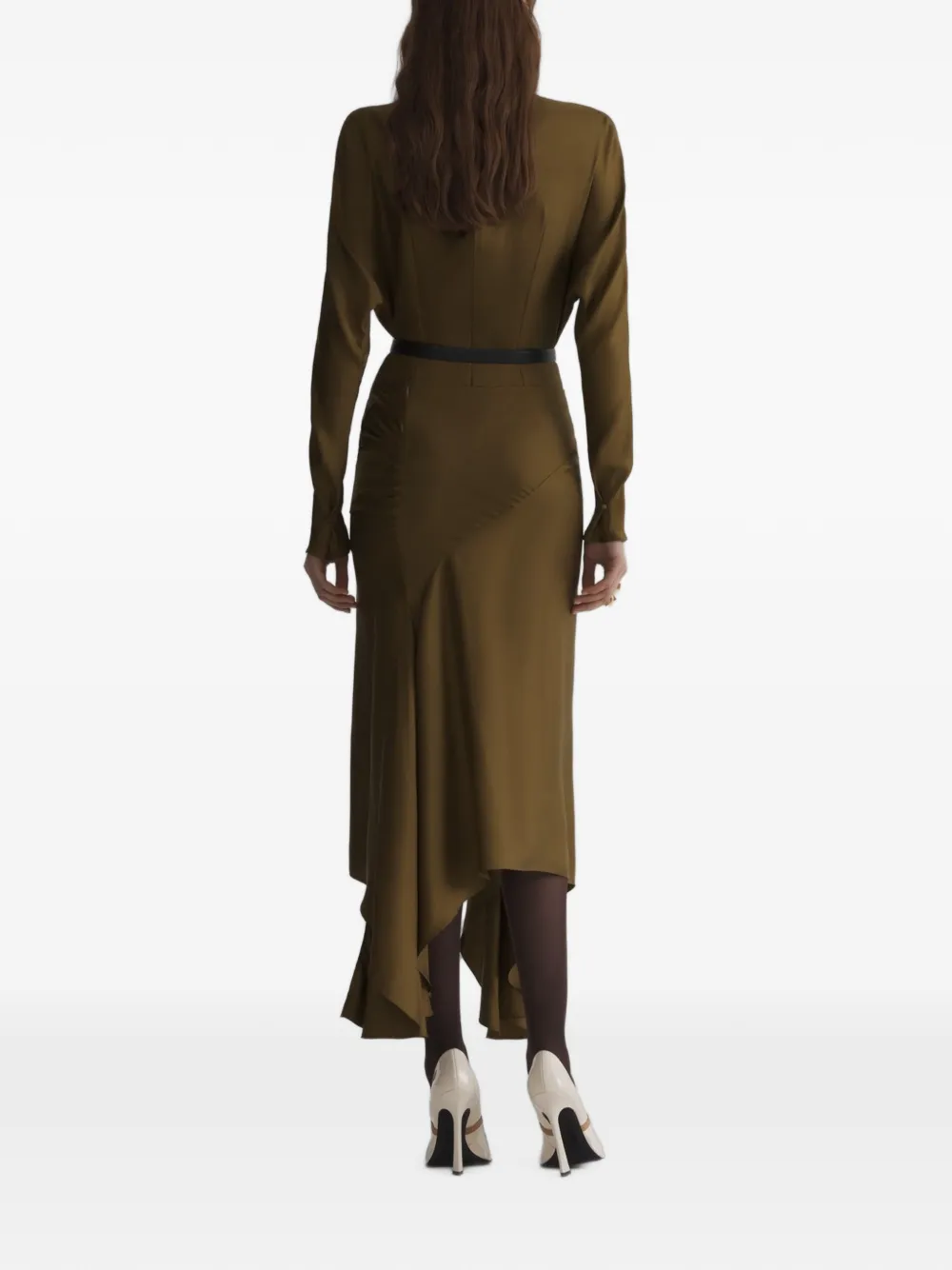 Mugler Top met vleermuismouwen Groen