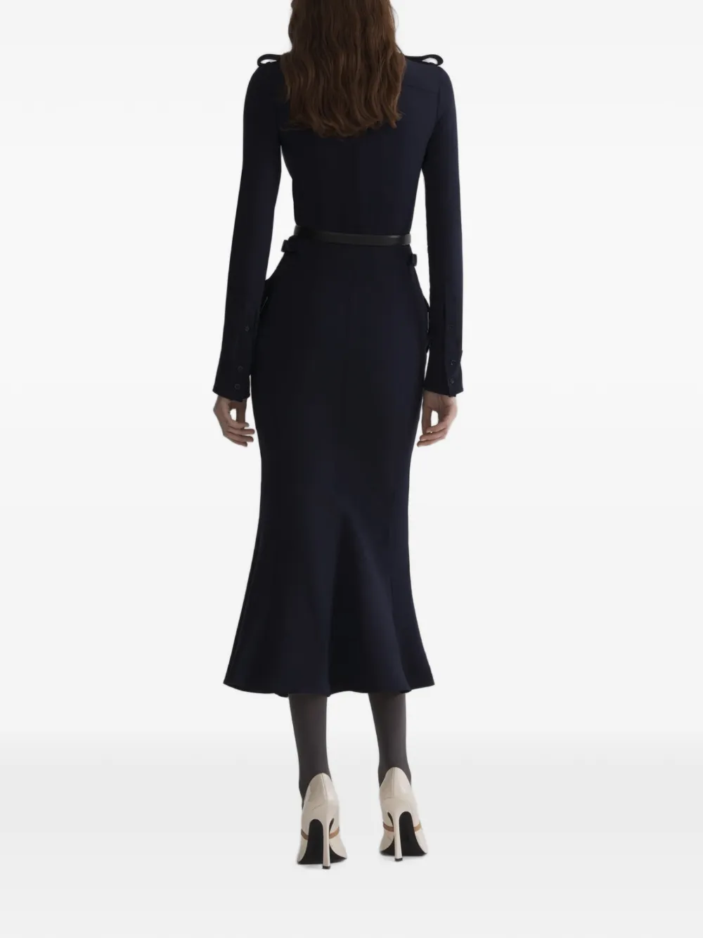 Mugler military shirt dress
