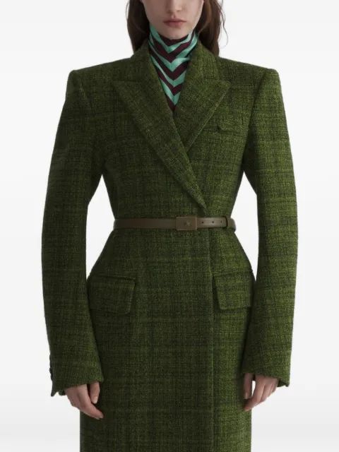 Mugler midi tailoring coat