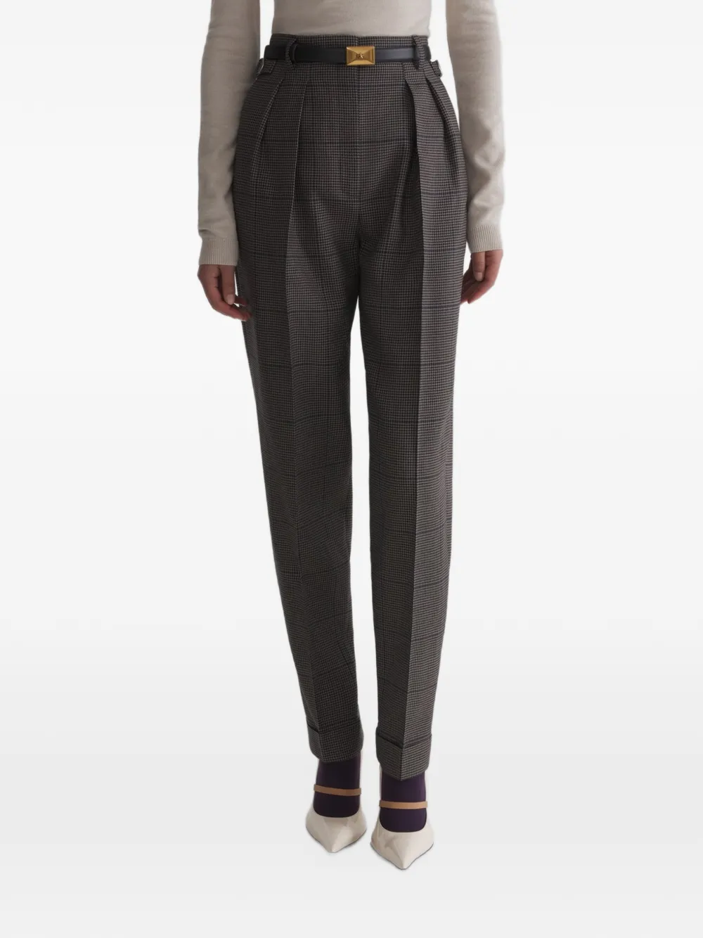 Mugler Carrot broek Grijs