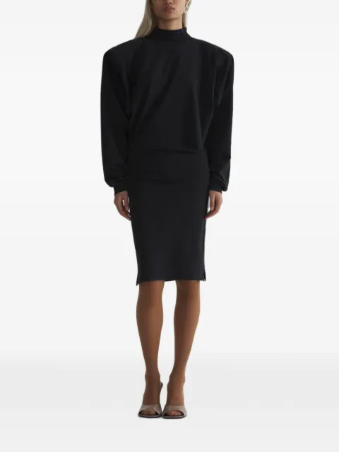 Mugler midi bat sleeves T-shirt dress