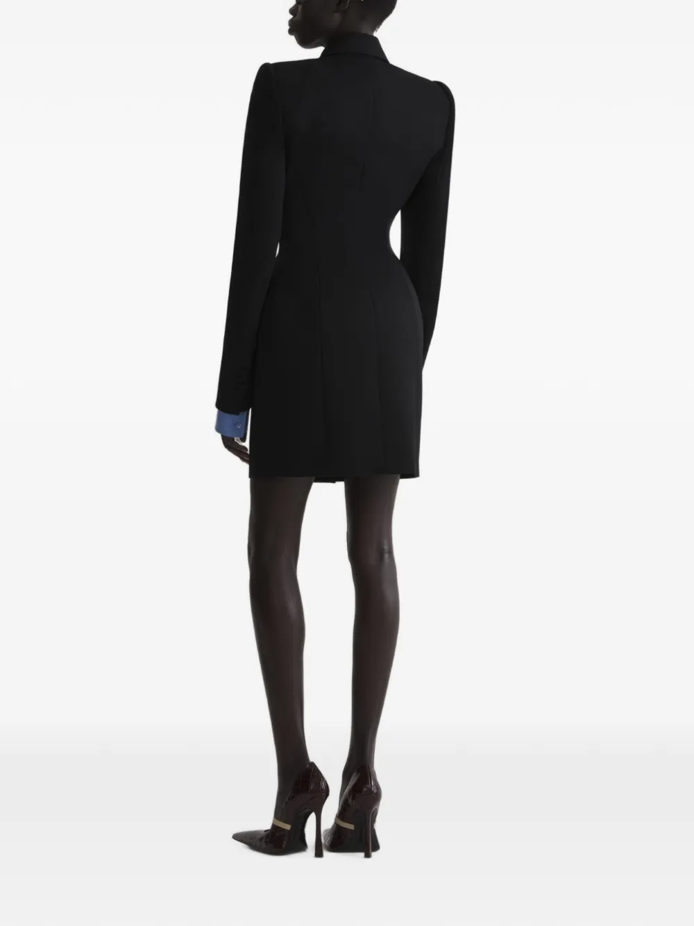 Mugler Hourglass mini-jurk Zwart