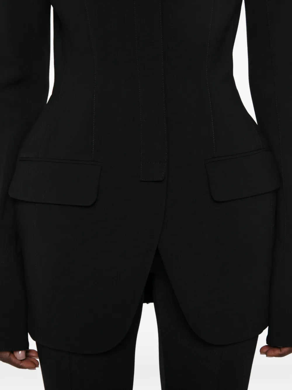 Mugler Shirtjack Zwart