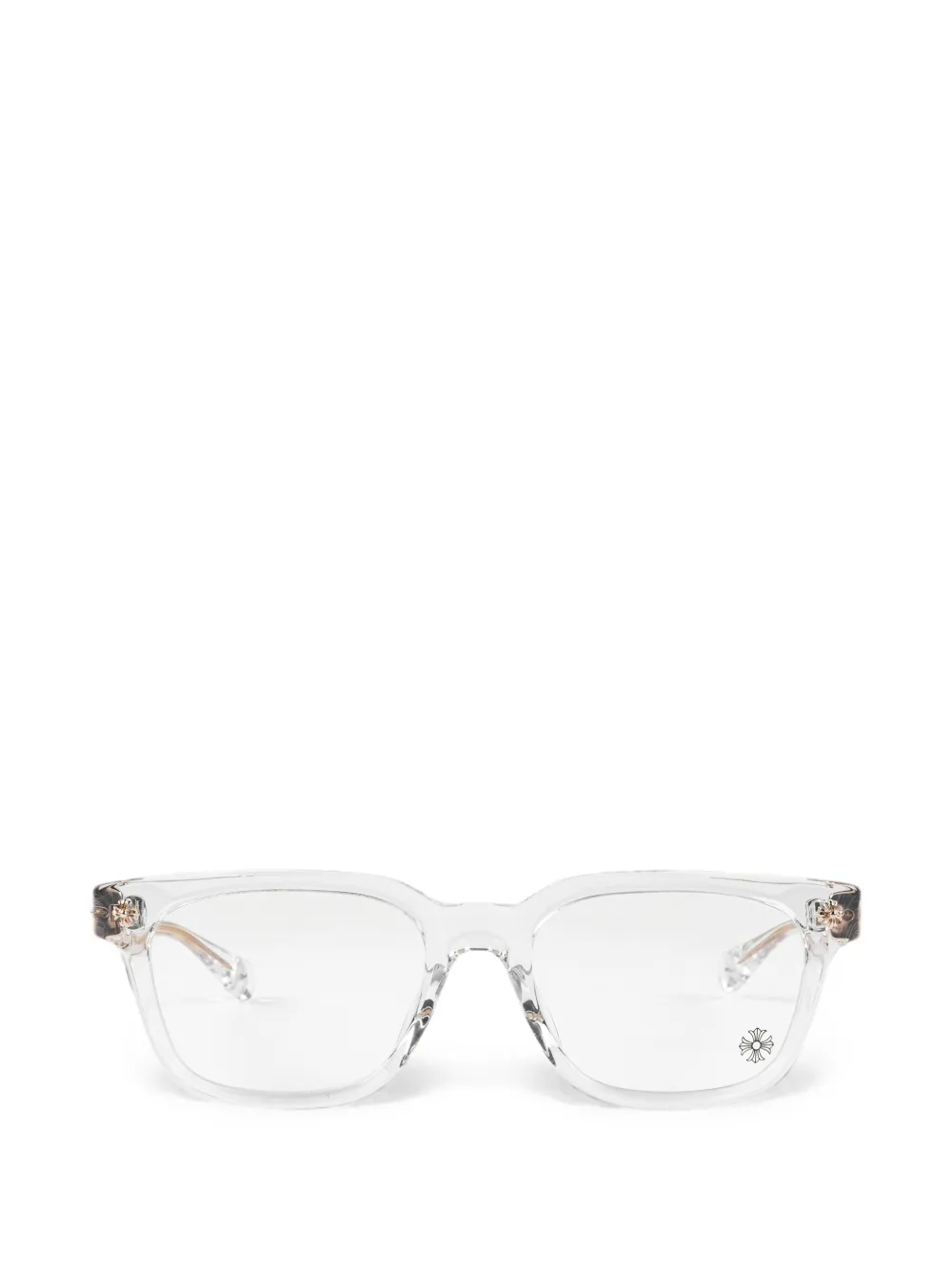 Chrome Hearts rectangular-frame glasses - Weiß