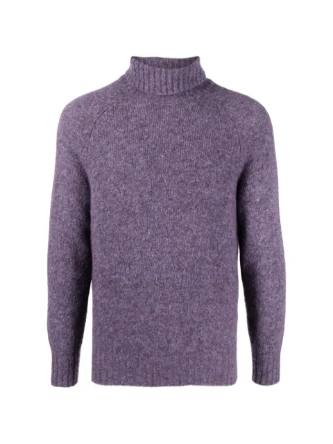 Brunello Cucinelli jersey con manga raglán y cuello alto