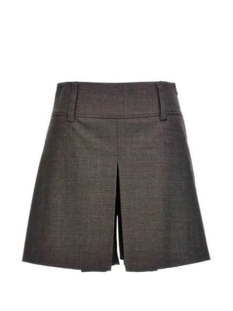 Brunello Cucinelli bermudas con trabillas y pinzas