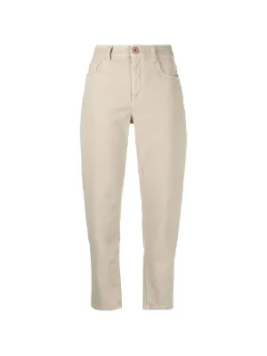 Hermès Pre-Owned Cotton Trousers | Neutrals | FARFETCH TW