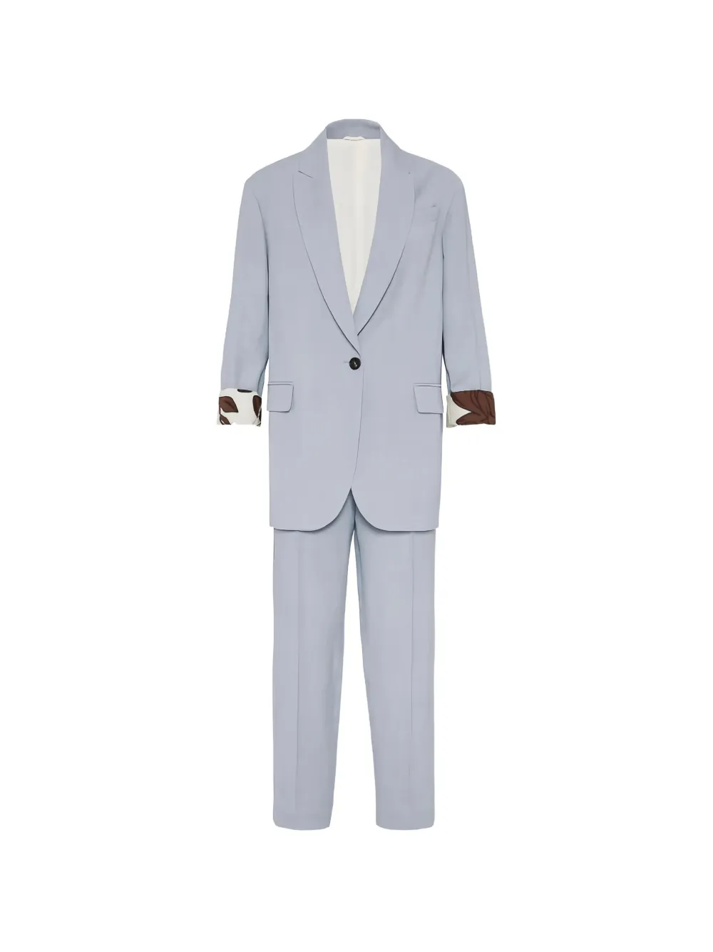 Brunello Cucinelli tailored cropped trousers - Blu