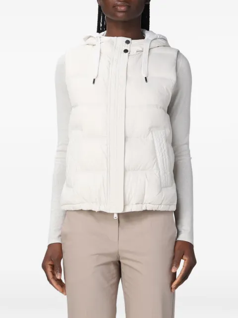 Brunello Cucinelli padded hooded gilet