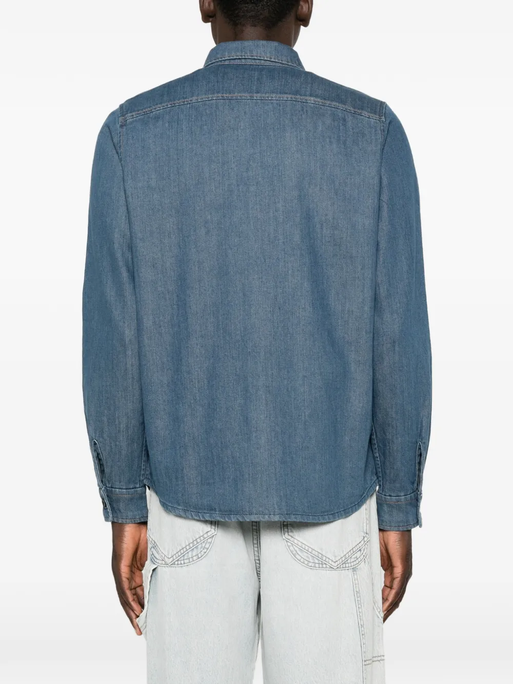 A.P.C. Denim overhemd Blauw