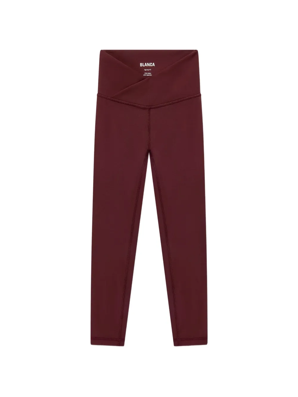 Blanca Sport Kids Top en legging met gekruiste tailleband Rood