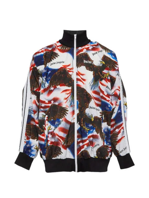 Palm Angels American-Eagle-print track jacket