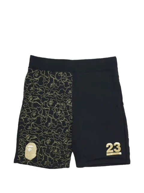 A BATHING APE® ABC Camo track horts