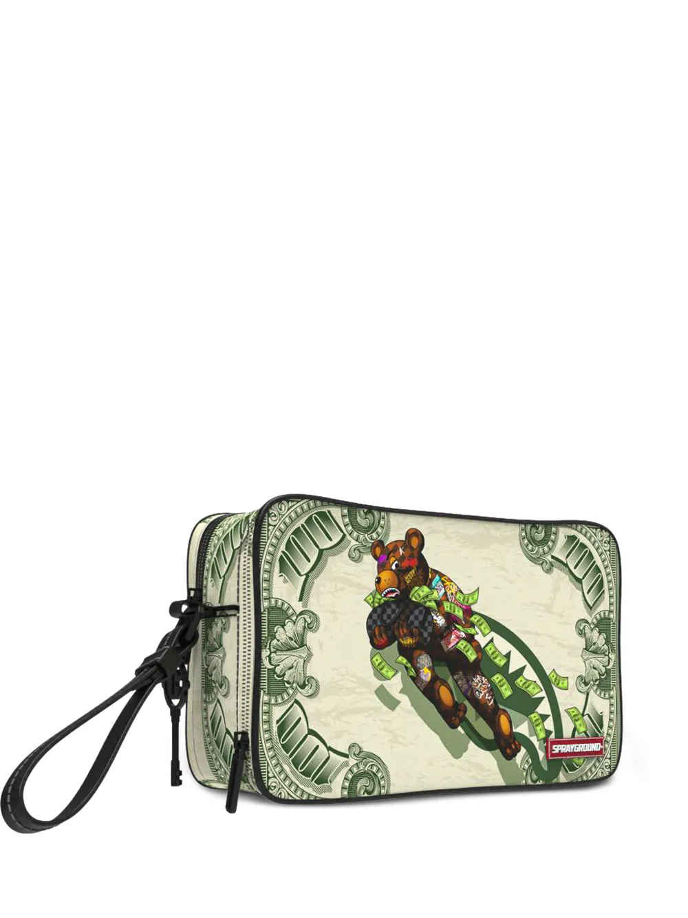 Sprayground Bear Force One toiletry bag - Toni neutri